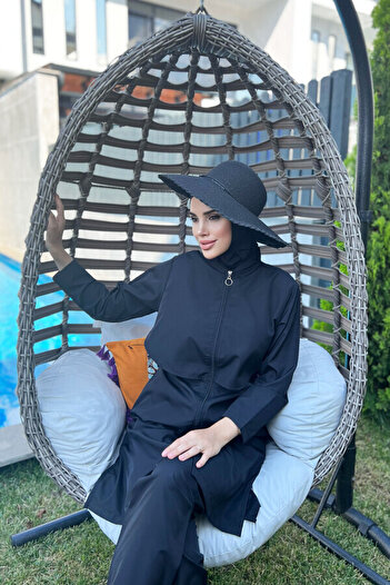 Remsa Mayo Front Covered Parachute Fully Covered Hijab Swimsuit Nuray
