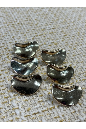 ODDA TASARIM ATÖLYESİ Half Moon Model Design Gold Color Jacket-Coat Button Set(36Length)