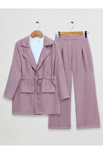 Modamorfo Covered tunnel bridge jacketed linen set - powder