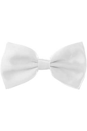Uniquetrenders Men's Solid Color Satin Bow Tie