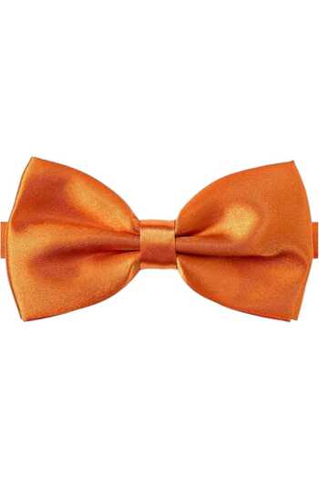 Uniquetrenders Men's Solid Color Satin Bow Tie