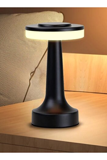 Taimi Portable LED Table Lamp with Touch Sensor 1000mAh Thin corner Black
