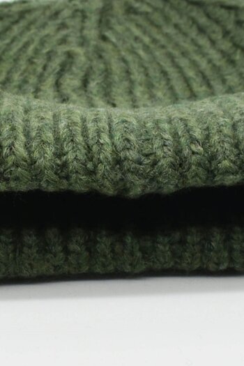 Külah Men's Khaki Wool Beret