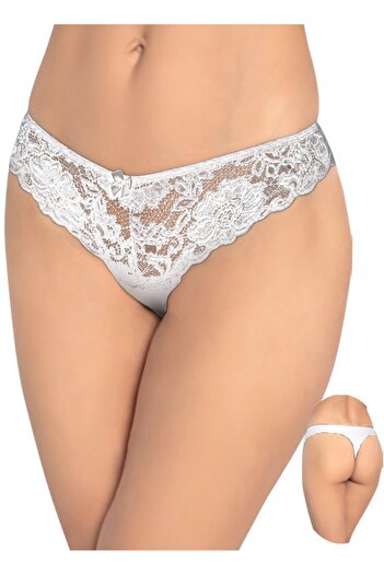 Miss Blue Moon Lacy Thong String Panties