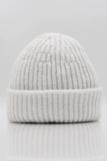 Külah Men's White Wool Beret