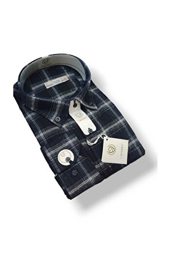 GALLERAS Plus Size Winter Dad Shirt with Pockets Top Quality Product 2Xl,3Xl,4Xl.