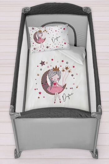 Homamia Isme Özel 75x120 Park Yatak Beşik Nevresim Takımı