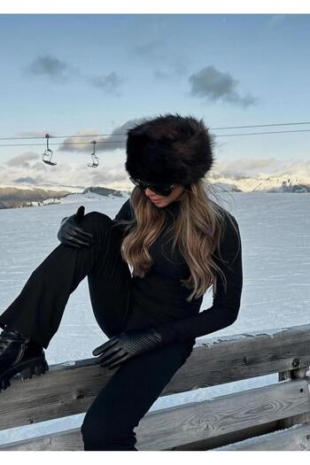 Wearflawless Trend Winter Faux Fur Russian Heart Plush Hat