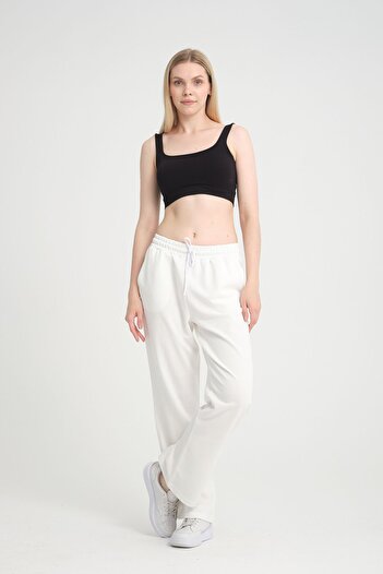Superlife Women's Wide Leg Slim Fit Sweatpants Spr24Eak88