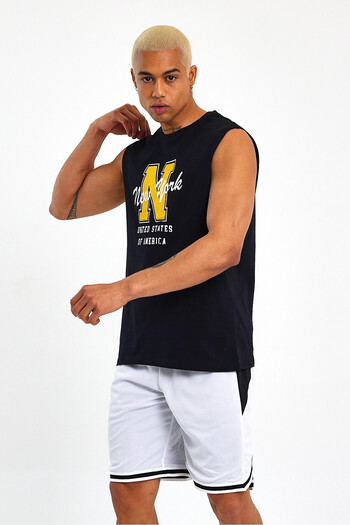 Superlife Men's Crew Neck Regular Fit N Printed T-Shirt Spr22ts117