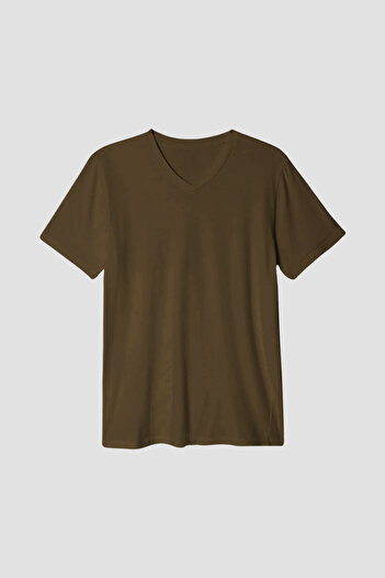 Superlife Men's V-Neck T-shirt SPR24TS40