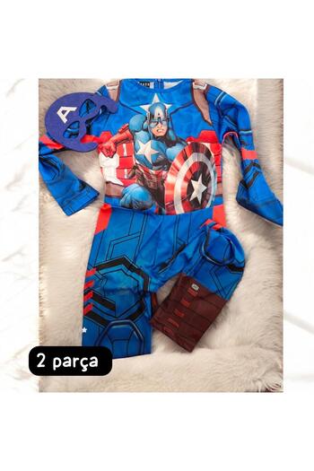 KOKOŞ BEBEK Captain America Child Costume |   Between 3/8 Years