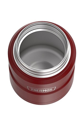Thermos وعاء طعام معزول بالفراغ من الفولاذ المقاوم للصدأ مع ملعقة سعة 16 أونصة