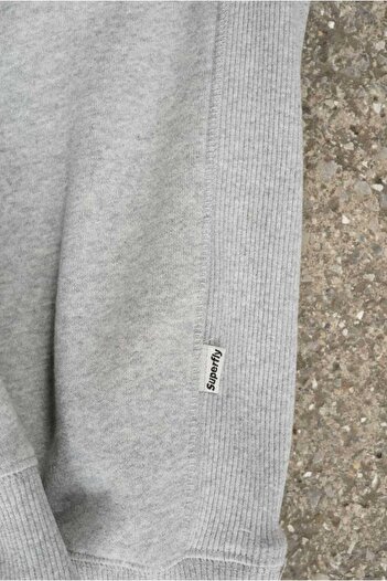 Superfly Aplike baskılı 3 iplik sweatshirt