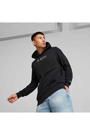 Puma MCFC FtblLegacy Hoody PUMA Black-Team Li