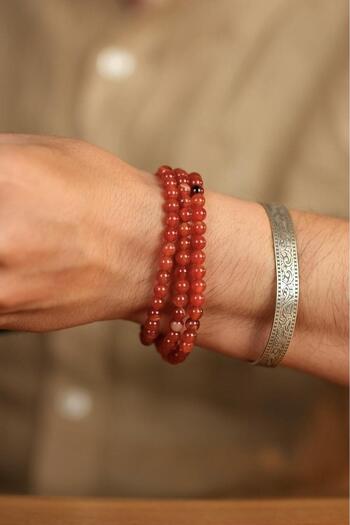 dergah tesbih 99 Beads Bracelet Prayer Rosary Agate Stone (Necklace - Bracelet - Prayer Beads)