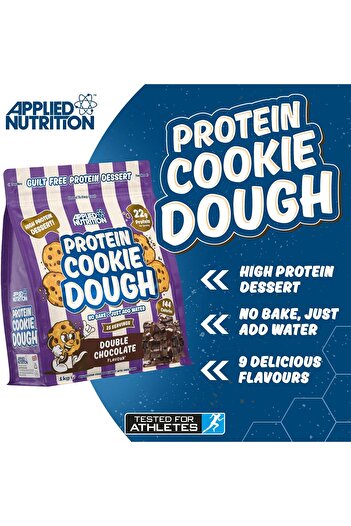 applied nutrition ابلايد نيوترشن عجينة كوكيز البروتين, دبل شوكليت, 1 كجم