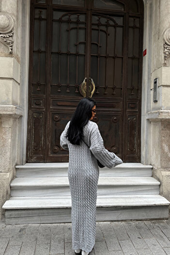 Jose Clothing Saç Örgülü Kadın Triko Elbise Elbise
