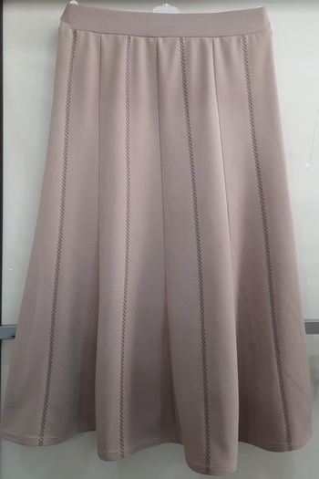 N.Y.YILDIZ Star New 1,Sinif - Plus Size Scuba Skirt with Stretch and Buttons