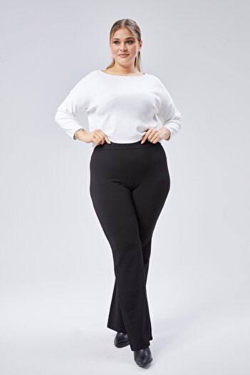 SYM Spanish Leg Plus Size Stretchy Women's Trousers
