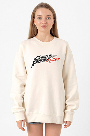 Tshirthane Stray Kids Chk Chk Boom Ecru Women's 2Ip Sweatshirt