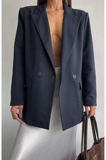 Bak'ap Oversize Daddy Premium Lined Blazer Jacket