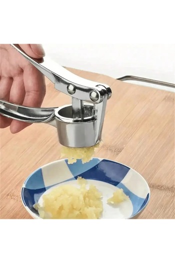 BLUE SİDE 1Pc Household Tableware Metal Garlic Masher Kitchen Utensil