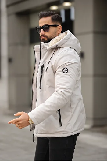 DOXGER Winter Mobile Hooded Fur Coat