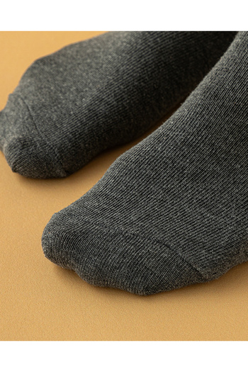 English Home Juse Cotton Women's 3-Piece Gray-White-Anthracite Booties Set