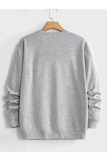 New Shine Унісекс 2ip Шардон БАННІ з принтом Sax Oversize Sweatshirt