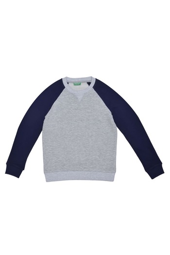 Benetton Boy's Gray Sweatshirt