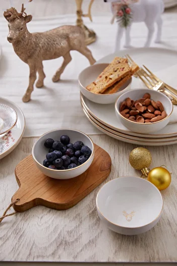 Kütahya Porselen Bone Joy 4 Piece 10 cm Bowl Set