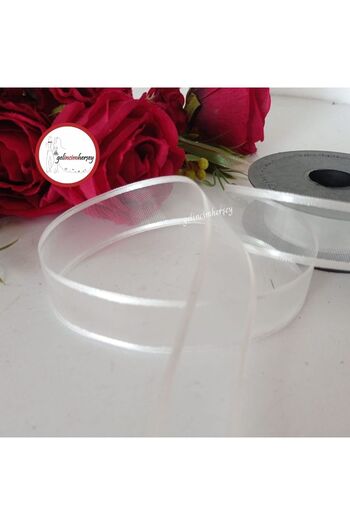 Gelincimherşey 4 Mt Satin Ribbon Organza Ribbon for Decorate (Width 2.5 cm)