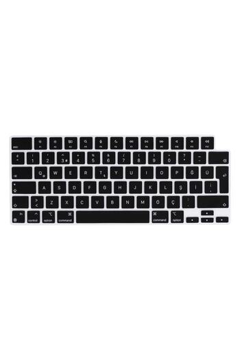 Nezih Case واقي لوحة مفاتيح من السيليكون التركي Q متوافق مع Macbook Air 13.6 M2 M3 M4