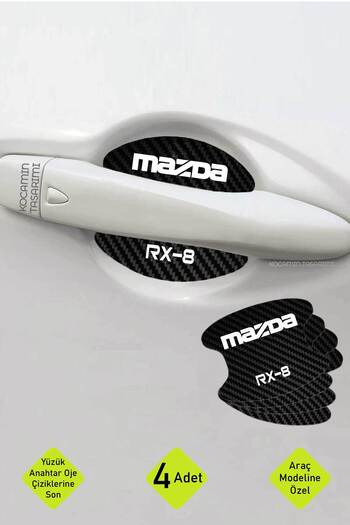 Kocamın Tasarımı Mazda Rx-8 Interior Door - Carbon Pattern Anti-Scratch and Protection Foil Set