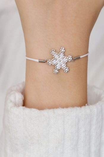Kübüşün Atölyesi Ka-012 Miyuki New Year Series - Snowflake - New Year Theme