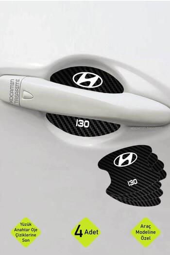 Kocamın Tasarımı Hyundai I30 Inside Door Carbon Pattern Anti-Scratch and Foil Protection Set - Stylish Design