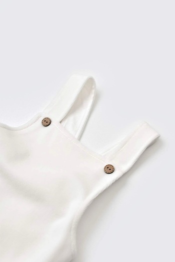 BabyCosy Baby Velvet Salopet Jumpsuit, 80% Organic Cotton & 20% Polyester, Baby and Newborn Series