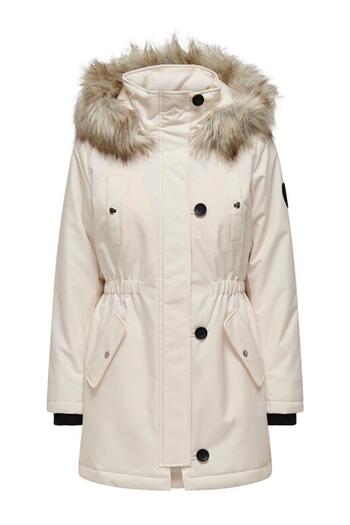 ONLY Onliris Fur Winter Parka Cc 2023 Otw Ecru