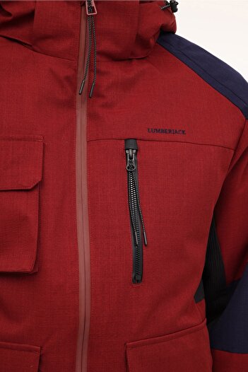 lumberjack ML GOMNIS 2URBN06 4PR Bordo Erkek Kısa Kaban