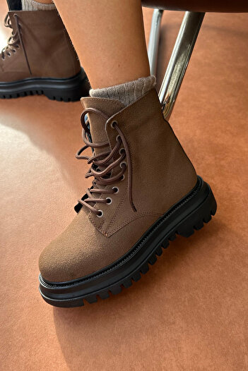 Mupa Shoes Kadın Bot KAHVE SÜET