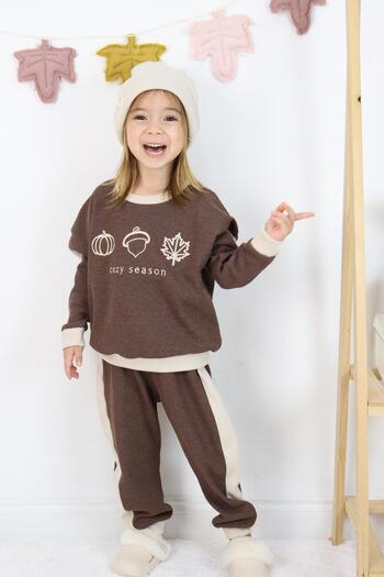 MiaBaby Cozy Embroidery Printed 3 Piece Set