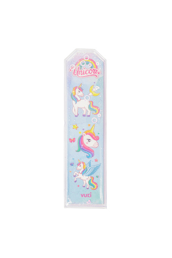 VUKİ Σελιδοδείκτης Unicorn με ασημί και υδατικό σχέδιο