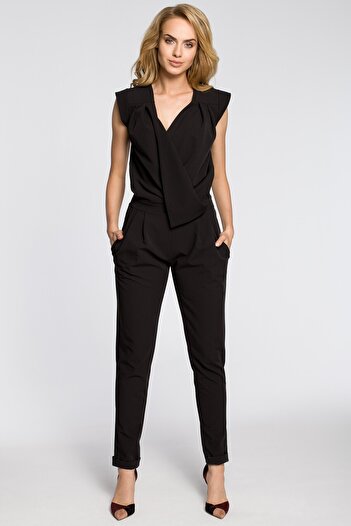 Made of Emotion Sleeveless, draped jumpsuit