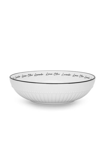 Fissman 2-Piece Deep Plates Lemon Provence Series 18cm Porcelain