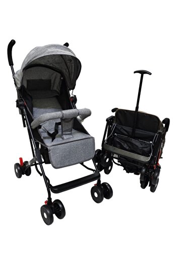 BabyCara Lightweight Stroller with Adjustable Seat and Convenient Storage Basket