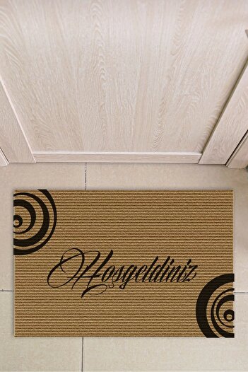 Decovetro Welcome Patterned Door Front Carpet Mat 40 X 60 cm