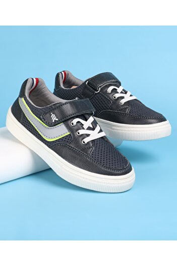 Pine kids Velcro Closure Casual Shoes - Grey