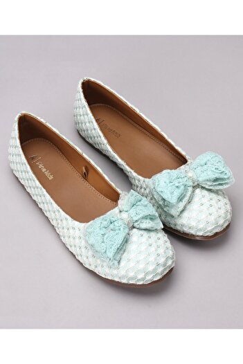 Pine kids Belly Shoes - Mint Green