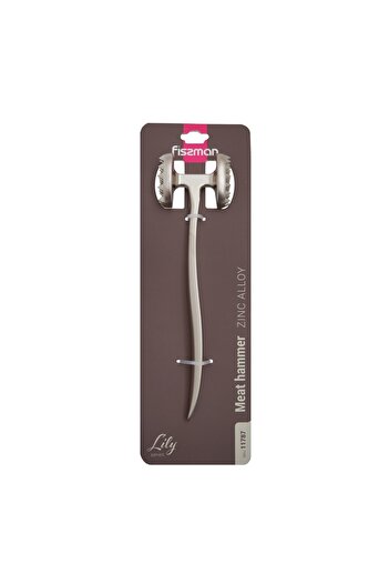 Fissman Meat Tenderizer 20.5cm, Zinc Alloy Stainless Steel Meat Hammer Sleek Handle